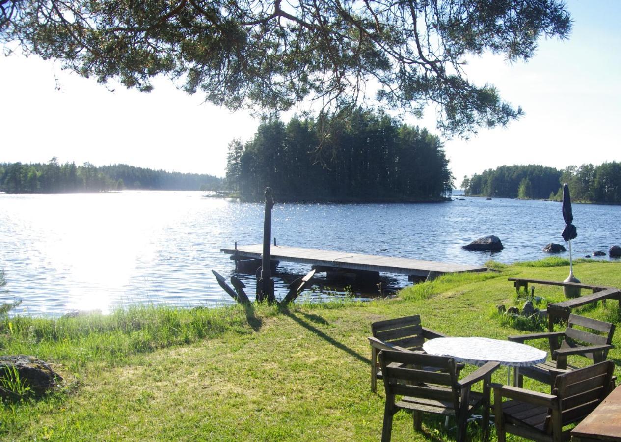 Stugor Storsjoens Strand Hackas Buitenkant foto