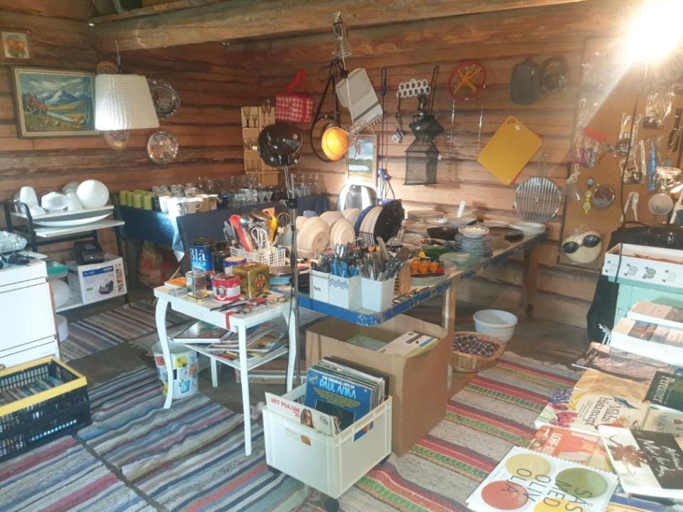 Stugor Storsjoens Strand Hackas Buitenkant foto
